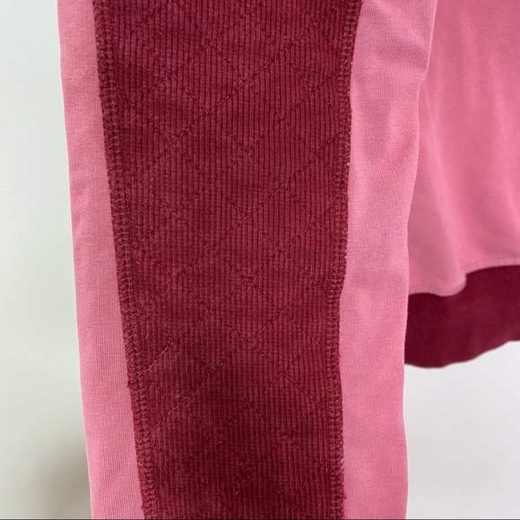 *RARE* LULULEMON Red/Pink Full-Zip Collared Sweatshirt w/ Elbow Patches - Size 6 - Picture 12 of 12